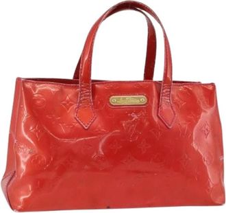 Louis Vuitton Pre-owned Handbags, female, Red, Size: ONE SIZE Pre-owned Patent Leather Hand Bag