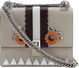Fendi Pre-owned Fendi Vitello Liberty Lucido Catalan Small Mirror Hypnoteyes Studded Kan I Crossbody Ladies 7183SZEX6J6P9M2P