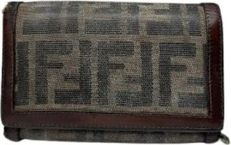 Fendi Pre-owned Wallets, female, Brown, Size: ONE SIZE Pre-owned Vintage Wallet