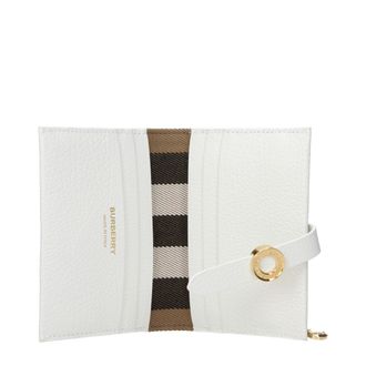 Burberry Leather Wallet - White
