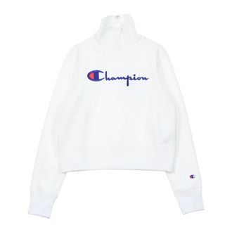 Champion Sweatshirt met col - Dames - Sweatshirts - Wit - XL - Katoen - Hoodies & sweatvesten