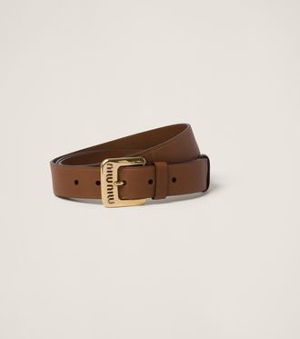 Miu Miu Nappa leather belt