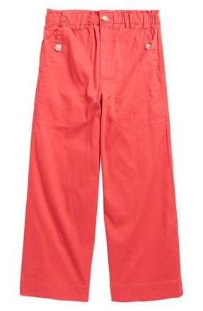 Democracy Wide Leg Ankle Crop Pants in Lobster at Nordstrom Rack, Size 14