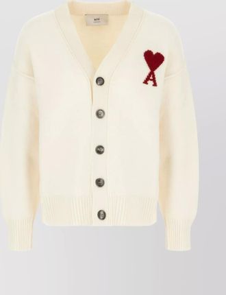 Ami wool cardigan