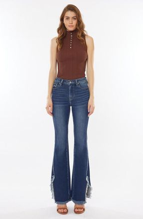 Kancan Dewey High Rise Bootcut Jeans in Dark Wash at Nordstrom, Size 24