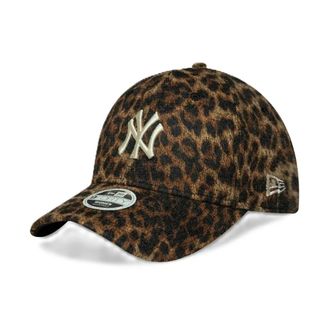 New Era Cosy Leopard 9Forty Neyyan Daublk Pet - Dames - Accessoires - Bruin - Maat: ONE Size