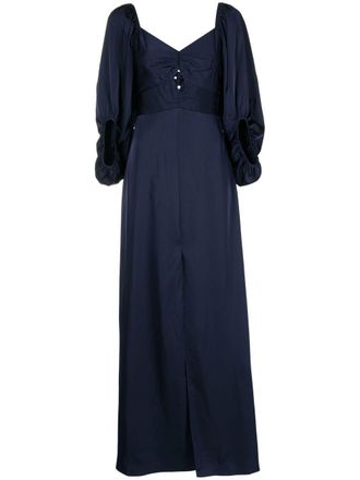 Sachin & Babi Angelina evening gown - women - Polyester - 4 - Blue