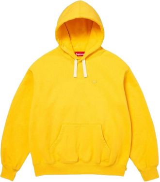 SUPREME SS26 Small Box Drawcord Hooded Sweatshirt Yellow SUP-SS26-021-YEL