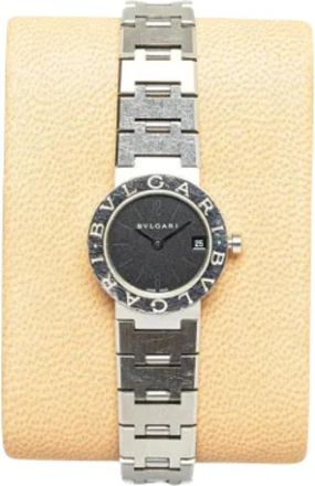 Bulgari Pre-owned Watches, female, Black, Size: ONE SIZE Pre-owned Stainless Steel watches