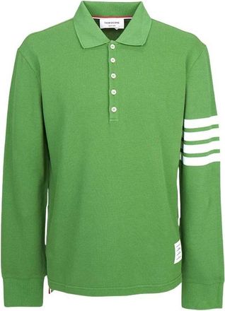 Thom Browne Collar Long Sleeve T-Shirt Green MJP137G-07976-330