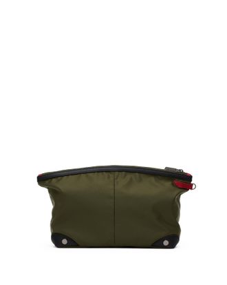 Hammitt Hammitt Nicky Cosmetic Pouch Jade Nylon Gunmetal Lrg