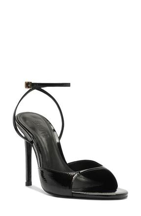 Schutz Arlette Ankle Strap Sandal in Black at Nordstrom, Size 9.5