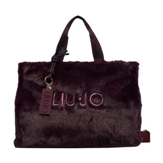 Liu Jo L Tote - Dames - Tassen - Paars - Maat: ONE Size Poliester