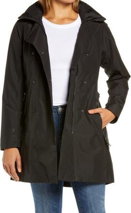 Helly Hansen Welsey II Insulated Waterproof Trench Coat in Black at Nordstrom, Size X-Large