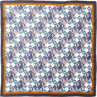 Fendi Fendi Ff Foulard Silk Scarf