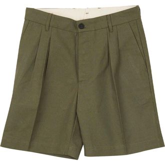 Fortela Cotton Bermuda Shorts in Green at Nordstrom, Size 30 Eu