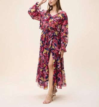 Cleobella Kasimira Floral Top In Pink