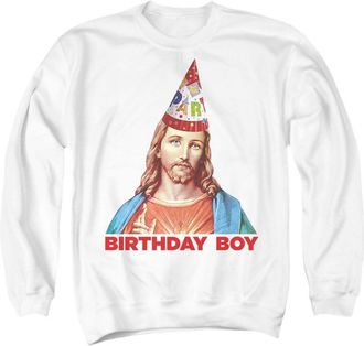 Gildan Christmas Jesus Birthday Boy Unisex Adult Crewneck Sweatshirt Sweater