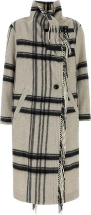 Isabel Marant Dames, Mantels, Beige, Maat: S Wol