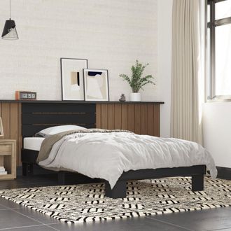 Berkfield Home Bed Frame without Mattress Black 90x200 cm