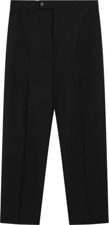 Fendi Zwarte reguliere broek - Heren - Slim Fit Broeken - Zwart - M - Broeken