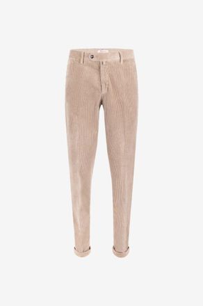 Bsettecento Slim-Fit-Hose aus Baumwoll- und Kaschmir-Cord