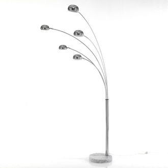 Oresteluchetta Lampada da terra in metallo cromato cm. &Oslash;.13