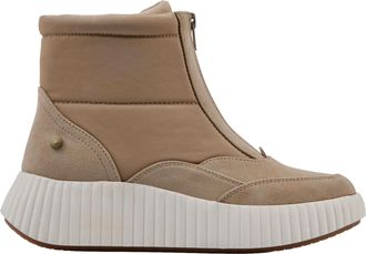 White Mountain Womens White Mountain Downtown Platform Booties Sand Multi Smooth W36157