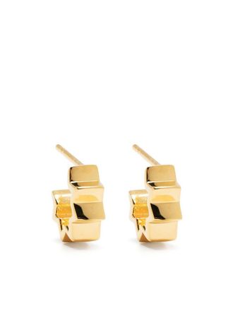 Missoma Celestial star gold-plated earrings