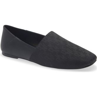 DKNY Fabrice Logo Jacquard Flat in Black at Nordstrom Rack, Size 9.5