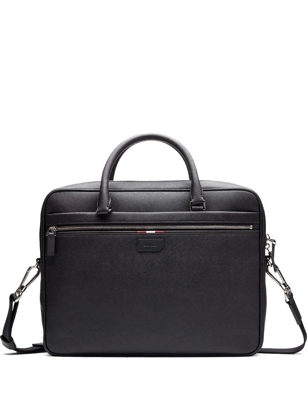 Bally Explore Men's Business Bag – Lightweight Black Nylon With