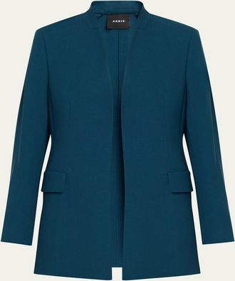 Akris Alvar Open Tailored Jacket