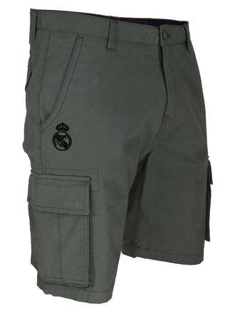 Real Madrid Mens Pantalón Bermuda Casual Pants, Green, L-XXL Corto