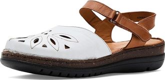 Spring Step Azmira Womens Wedge Shoes White : EU 42 (US Womens 10.5-11) M, Leather