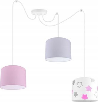 OEM L&aacute;mpara De Techo Infantil Colgante Loft, Pantalla Ara&ntilde;a