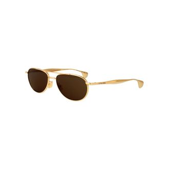 Bottega Veneta Geometric Sunglasses - unisex - Bottega Veneta - Sunglasses - Yellow - 56 MM - Accessories