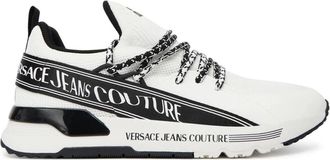 Versace Jeans Couture Dynamic Sneakers - Heren - Sneakers - Wit - 41 EU - Polyester - Schoenen
