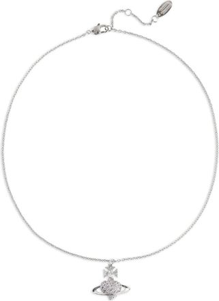 Vivienne Westwood Silver-tone Necklace with Orb Pendant