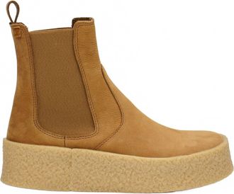 El Naturalista Womens Dolmen Platform Ankle Boots In Pleasant Honey