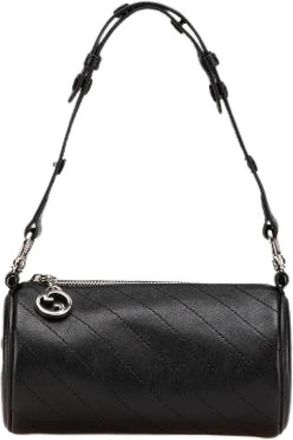 Gucci Pre-owned Shoulder Bags, female, Black, Size: ONE SIZE Pre-owned Vintage Shoulder Bag