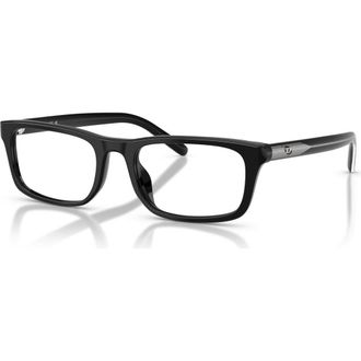 Diesel 52mm Rectangle optical glasses in Black at Nordstrom