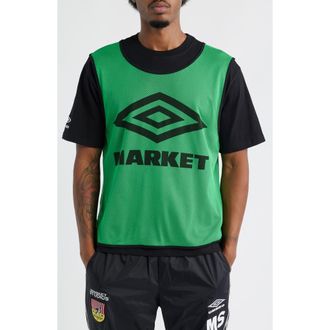 Market Logo Graphic Scrimmage Jersey in Black Beauty/Classic Green at Nordstrom Rack, Size X-Large