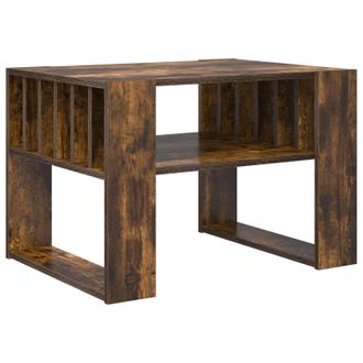 vidaXL Mesa De Caf&eacute; Roble Ahumado 66 X 49,5 X 45 Cm Vidaxl