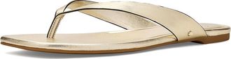 Kate Spade New York Sandie Flip-Flops Sandals Womens Sandals Pale Gold : 5.5 M, Leather