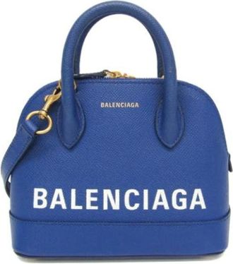 Balenciaga Pre-owned Handbags, female, Blue, Size: ONE SIZE Pre-owned Vintage Handbag