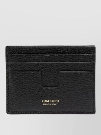 Tom Ford grain leather t line card holder