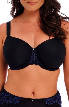 Fantasie Emmaline Underwire Molded Spacer Foam Bra in Midnight at Nordstrom, Size 40Ff
