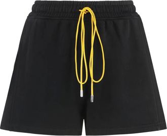Rhude Shorts in cotone - Nero