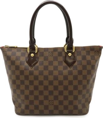 Louis Vuitton Brown Pvc Handbag Tote Bag (Pre-Owned)