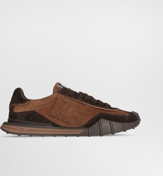 Dolce & Gabbana Dg Athletic Split Sneakers - Man Sneakers Brown 41.5